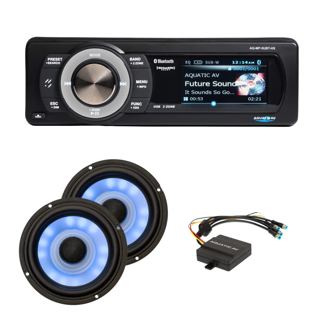 Amazon.com: Aquatic AV Ultra RGB & Stereo Plus Kit for Harley 1998